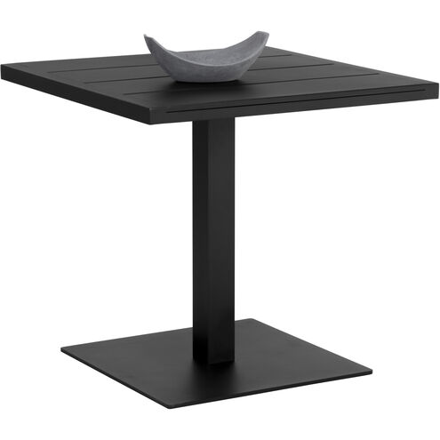 Merano 32 X 32 inch Black Outdoor Bistro Table